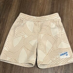 Adidas Tan Patterned Shorts